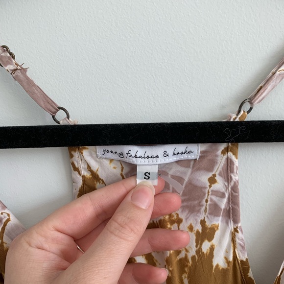 YFB Sweetie Racerback Slip Dress Tie-Dye NWT Sz S - Picture 5 of 13